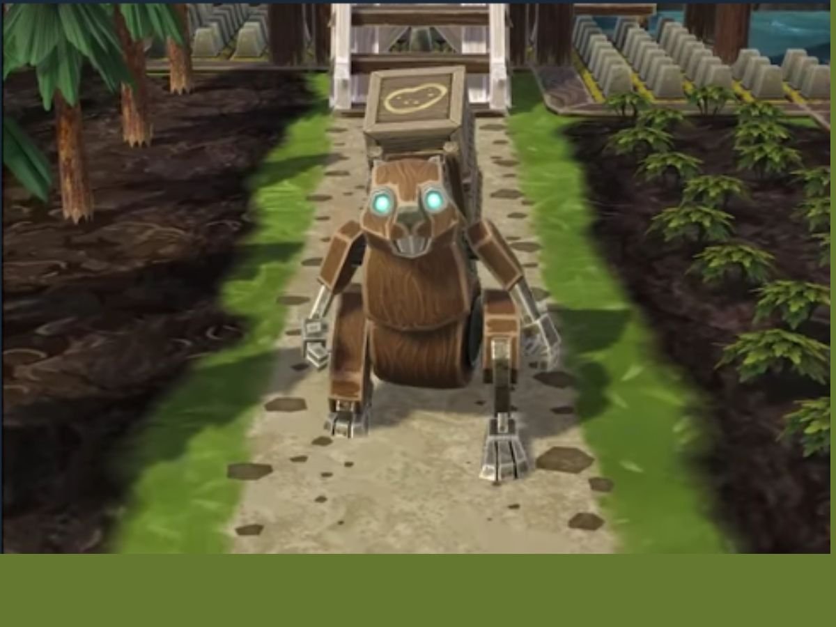 A descriptive image of Timberborn's post-apocalyptic world, showcasing its immersive and engaging gameplay, with a focus on city-building and colony management in the UK