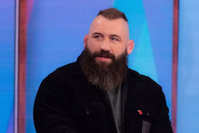 Joe Marler in a controversial pose