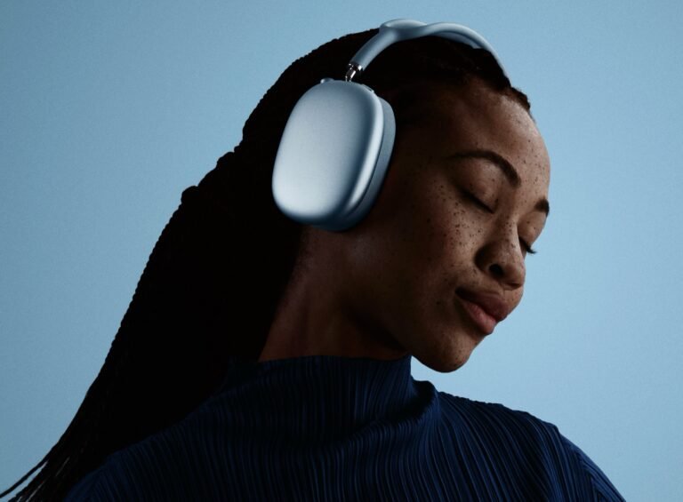 The Apple AirPods Max 2 over-ear headphones in the UK, featuring a sleek design and innovative technology, including 50% better active noise cancellation and an HDR amplifier, powered by the Apple H2 chip, available in various colours and designed to provide an immersive listening experience
