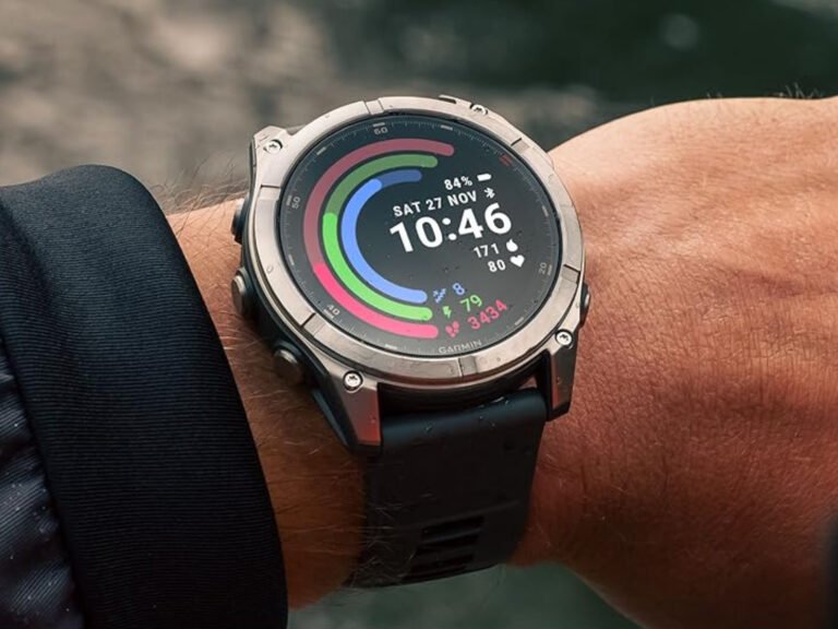 The Garmin Fenix 8 Pro MicroLED smartwatch features a stunning MicroLED display and offers advanced fitness tracking capabilities, including heart rate monitoring and sleep analysis, making it a top choice for fitness enthusiasts in the UK