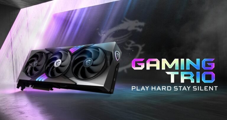 A close-up of a GPU with a warning sign, indicating the severe shortages and price hikes in the UK, with a primary focus on NVIDIA and AMD products, highlighting the challenges faced by the UK technology sector