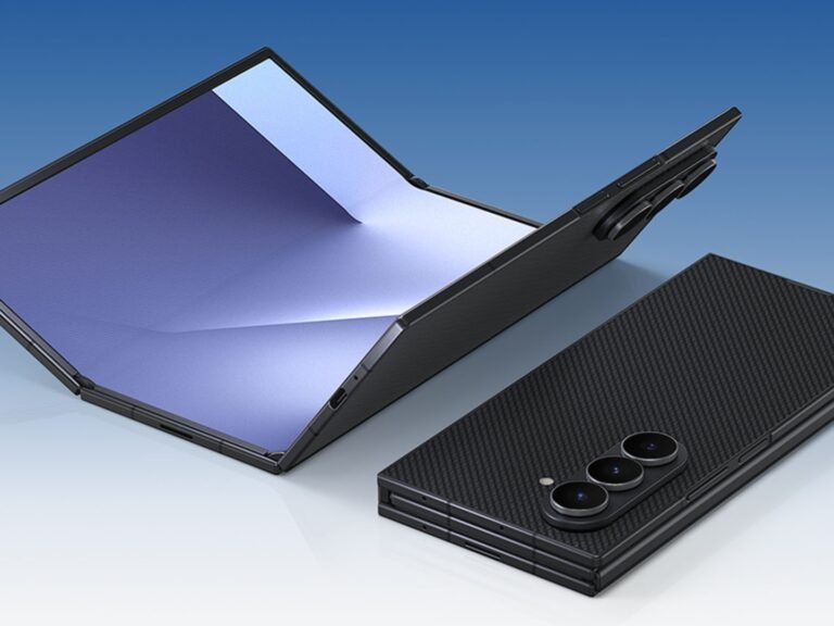 The Galaxy Z TriFold, a premium smartphone with a unique tri-fold design, is seen on display in a store in the UK. The phone's innovative features and high-end specs make it a favourite among tech enthusiasts, with its colour screen and sleek design making it a must-have for anyone looking for a top-of-the-line smartphone