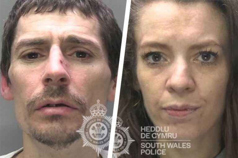 UK police at the scene of the attic incident