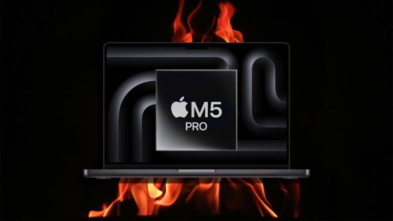 Apple's 14-inch M5 Pro MacBook Pro suffering from thermal constraints, with a heatsink and fan visible, highlighting the importance of laptop cooling in the UK