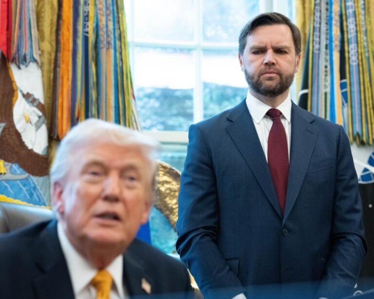 US and Chinese flags waving in the wind, symbolising the complex relationship between the two nations, with a focus on the China summit and its potential impact on global politics and trade, as the world watches with bated breath