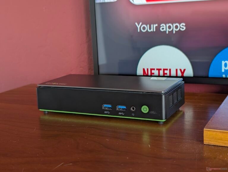 The GMK NucBox K13 is a compact and powerful mini PC, featuring an Intel Lunar Lake processor and weighing just over 500g, making it an ideal choice for those looking for a portable and efficient computer in the UK, with a sleek design and modern colour scheme