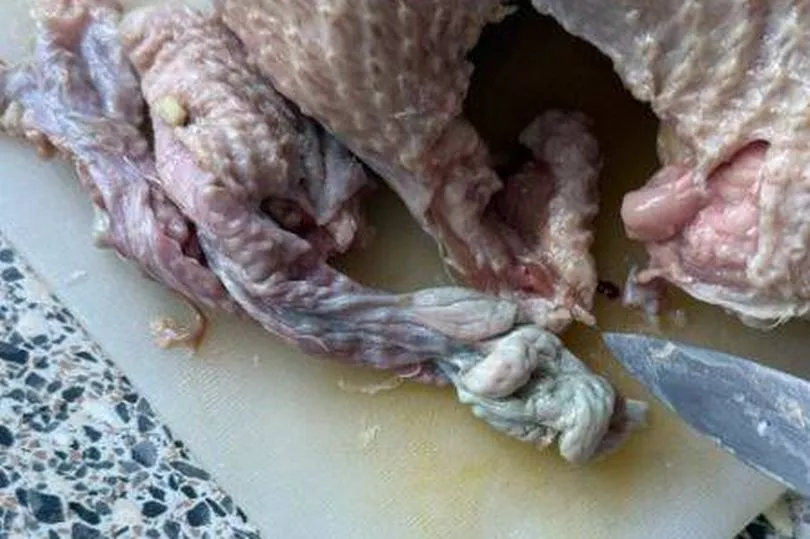 Tesco turkey with rancid smell