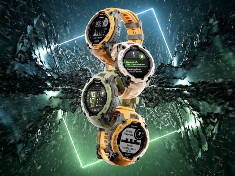 The Garmin Instinct 3 Alpine Rush Collection smartwatches, featuring a metal-reinforced bezel and LED flashlight, are set to revolutionise the UK smartwatch market with their unique blend of style and functionality, perfect for tracking fitness and health metrics