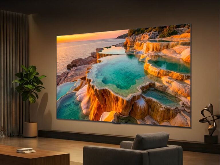 The TCL Q9M Pro SQD-Mini LED TV boasts a sleek design and vibrant colour palette, with a range of sizes up to 98 inches, making it an ideal choice for UK homes seeking a superior viewing experience with its impressive up to 300Hz refresh rate and 4K resolution