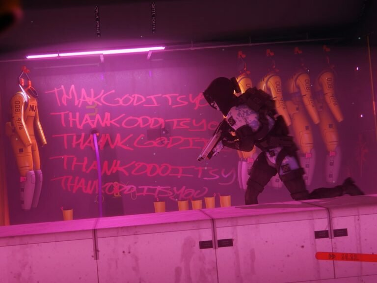 Marathon update 1.0.5 featured image, showcasing the Cryo Archive and its exciting new features, set against a backdrop of intense UK gaming action, with a focus on community and cooperation, and a colour palette that's as vibrant as it is immersive