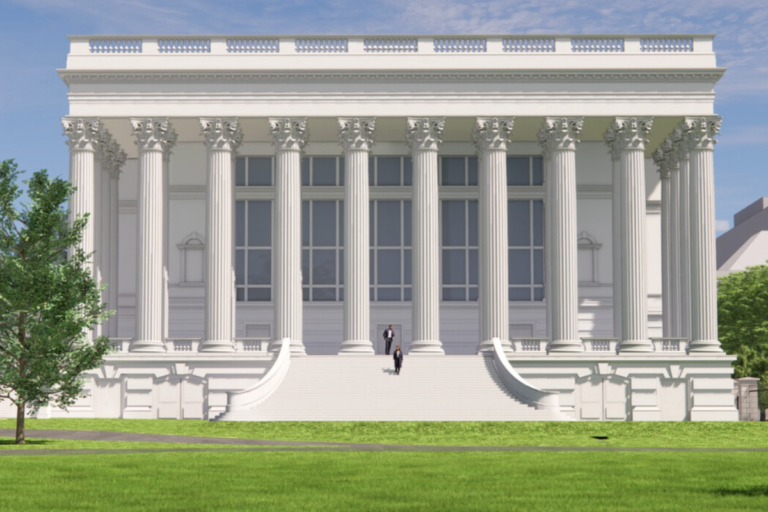 Karoline Leavitt looking furious as she defends Trump's ballroom plans, a proposal that has been widely criticised by experts from the New York Times, highlighting the need for transparency and accountability in politics, with a colour scheme that has become a point of contention