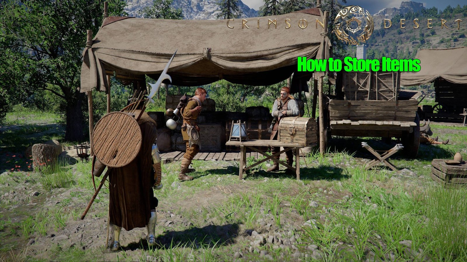 A screenshot of the Crimson Desert supply chest, with items stored and categorised using the colour-coded system. This feature is a welcome addition to the game, allowing UK gamers to manage their inventory more efficiently. With the recent patch 1.00.03, players can now store items directly in the supply chest, eliminating the need for workarounds.