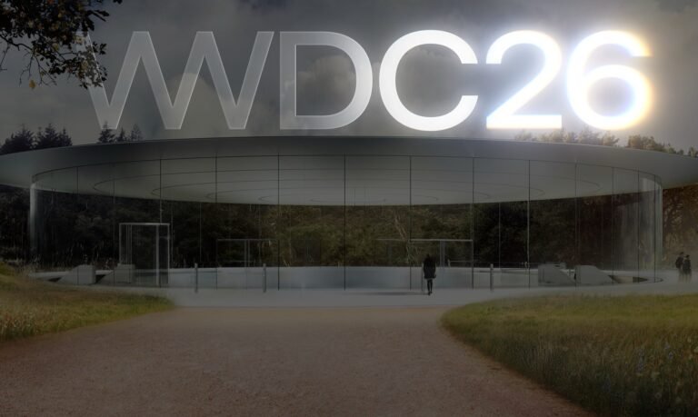 Apple WWDC 2026 logo with a UK cityscape in the background, representing the company's commitment to innovation and customer experience in the UK, with a focus on the latest tech trends and developments