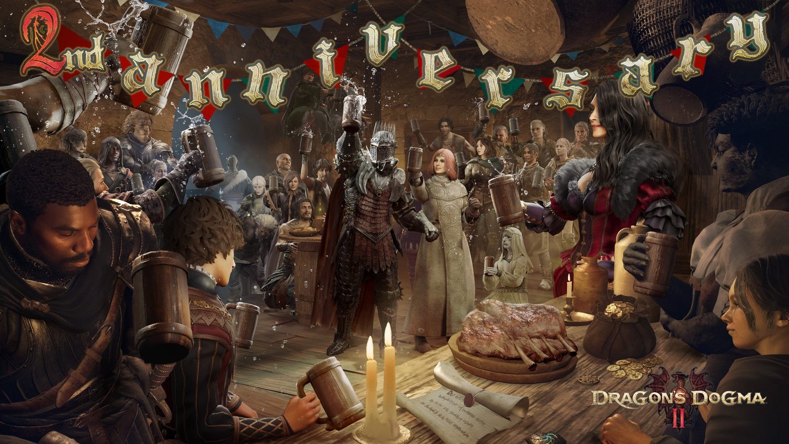 Dragon's Dogma II UK Fans Speculate About Mysterious Teaser 1 Featured image of Dragon's Dogma II artwork, showcasing an unknown character with a hidden message, sparking speculation among UK fans about a potential expansion or DLC, with a beautiful colour palette and intricate details