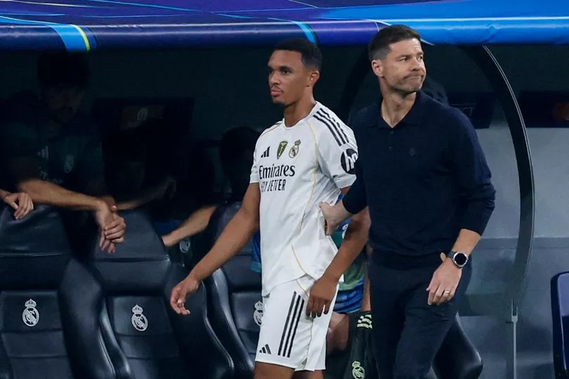 Trent Alexander-Arnold in Real Madrid kit