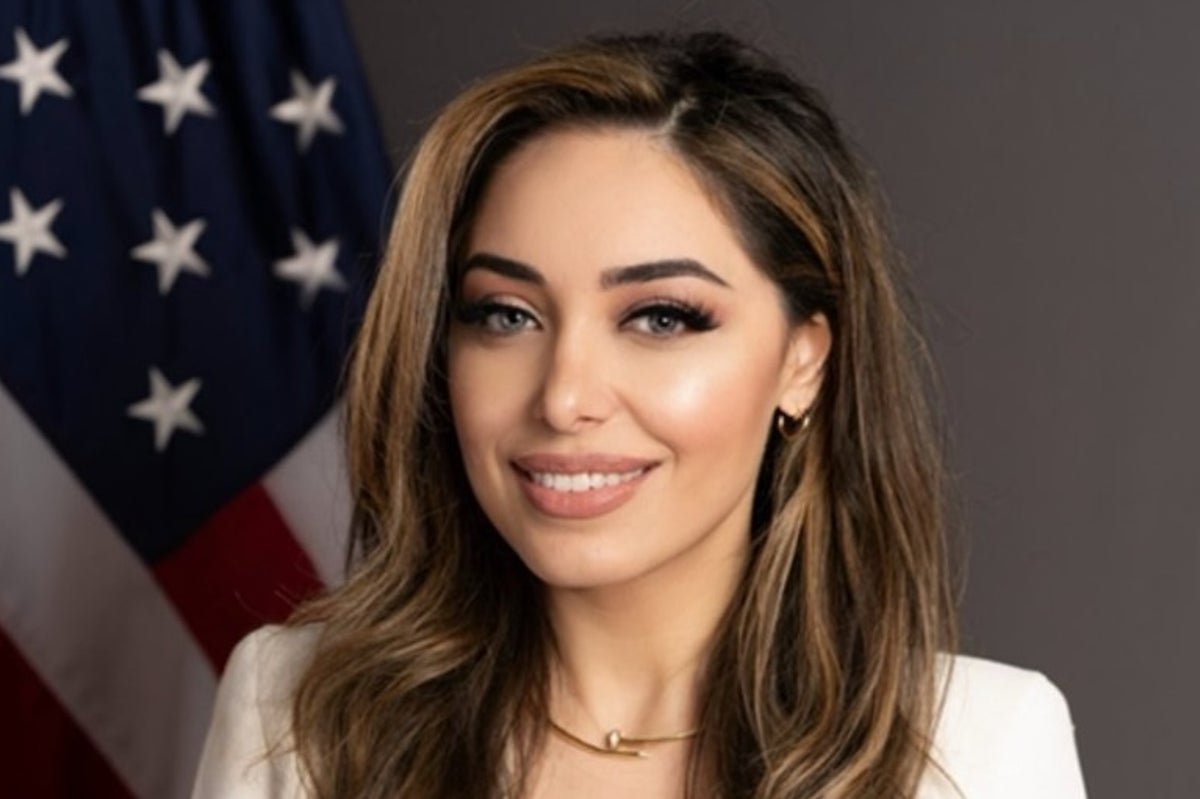 US visa application form with American flag