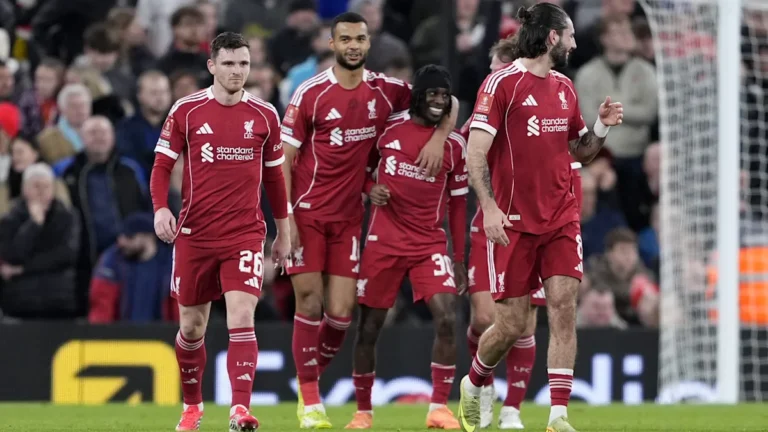 liverpool football team in action