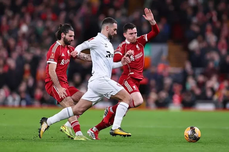 Adam Phillips in action at Anfield