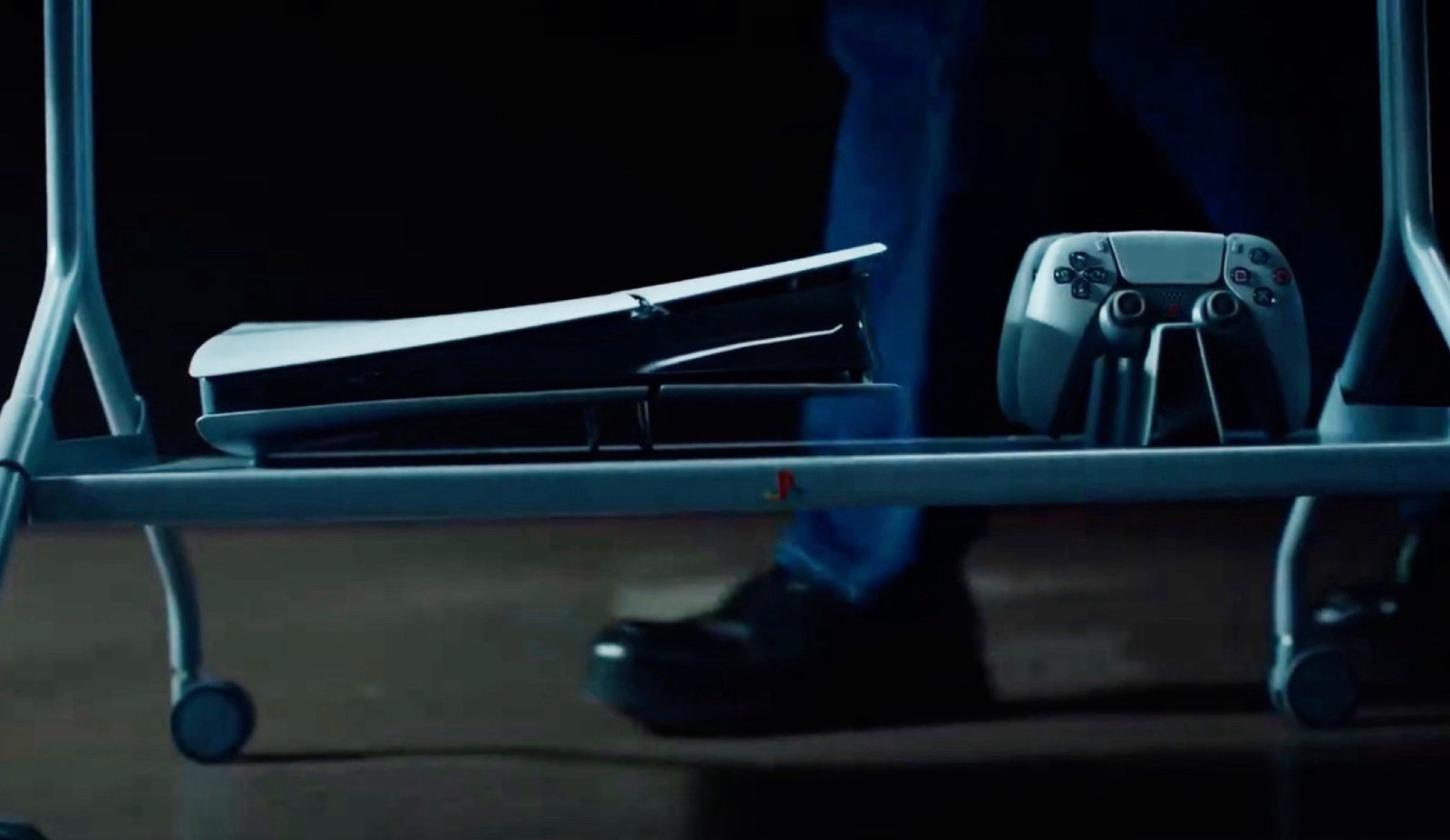 The Pedestal Moon Legacy Edition, a unique accessory that transforms the Sony PS5 and TV into a stunning retro art object, featuring a sleek design and nostalgic colour scheme, perfect for gamers in the UK looking to elevate their gaming space with a touch of retro charm