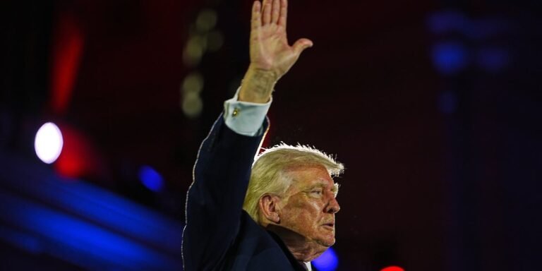 Trump and Putin shaking hands, symbolising their similar sentiments on the Iran war, with a focus on international relations and diplomacy