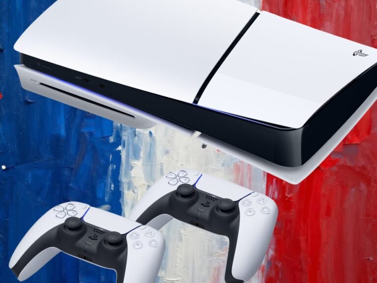 A close-up of a PS5 console with a worried gamer in the background, highlighting the potential price increase and its impact on the UK gaming community, with a focus on the PS5 and PS5 Pro
