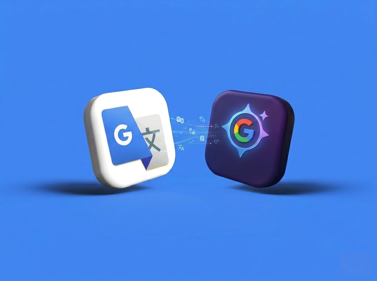 A person using Google Translate on their smartphone, with a background of a bustling city in the UK, highlighting the app's ability to facilitate seamless communication across languages