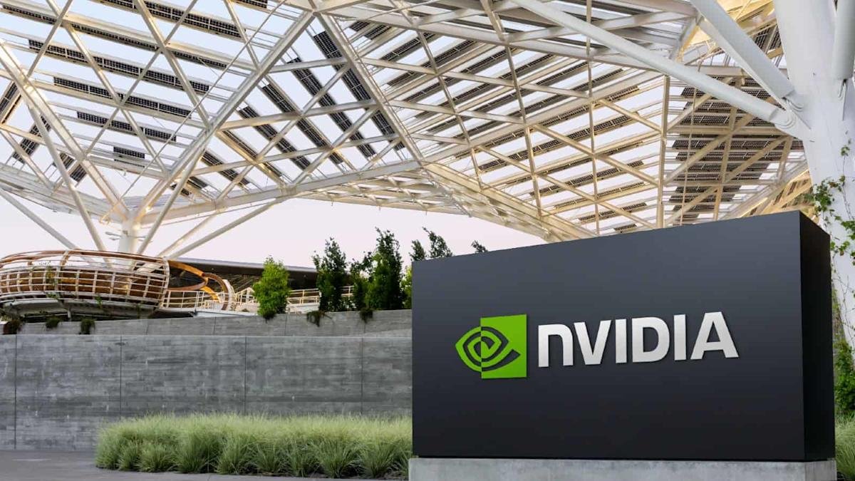 Nvidia share price graph surging upwards