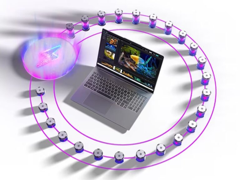 Lenovo's new 16-inch laptop with Intel Panther Lake and Nvidia dGPU, featuring a 120 Hz OLED display and 32 GB of LPDDR5X-8533 RAM, perfect for professionals and gamers in the UK