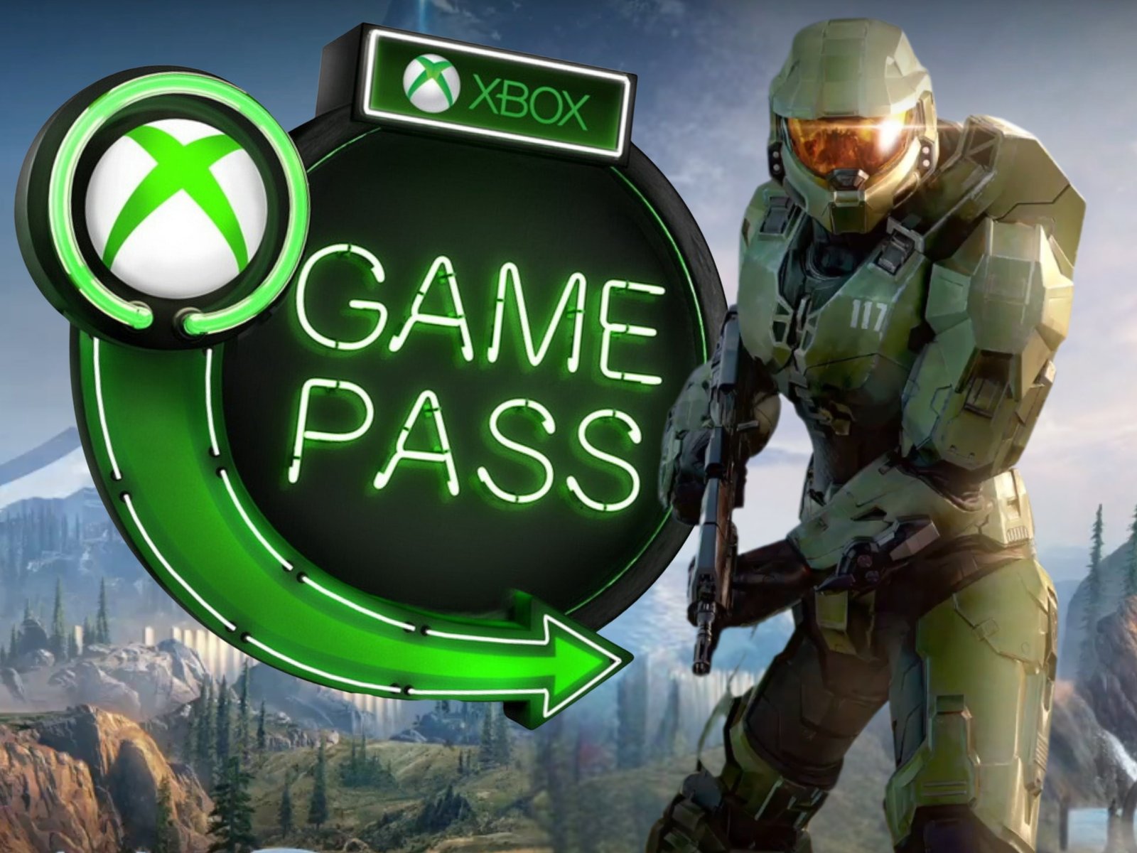 UK Gamers Rejoice: Xbox Game Pass May Introduce Cheaper Tiers 1 A group of friends playing Xbox games together in a living room, with a TV screen displaying a Game Pass logo and a variety of games, including Halo and DOOM, in the background, highlighting the social aspect of gaming and the excitement around the potential new tier