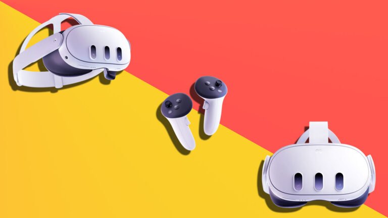 The Meta Quest 3 VR headset, offering a true 4K virtual reality experience with advanced graphics and a long-lasting battery life, available in the UK with one month of free Xbox GamePass, perfect for those seeking an immersive VR experience without the hassle of wires