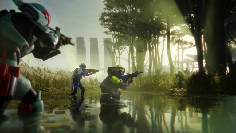 Bungie's Marathon features fast-paced action and strategic gameplay, set in a futuristic world with a unique art style, available on various platforms in the UK, with a strong focus on gameplay and immersive experience