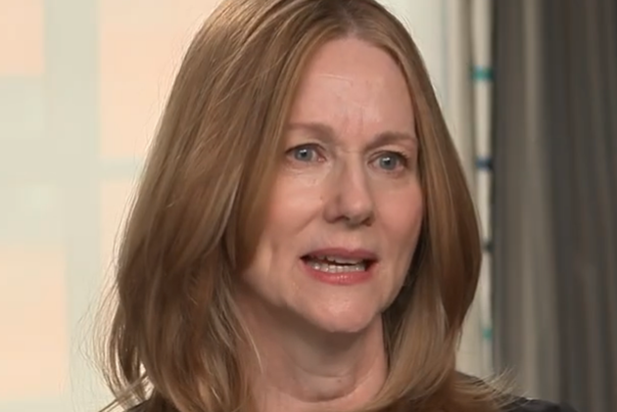 Laura Linney on the set of a film, with a complex expression on her face, highlighting the nuances of the film industry and the concept of great bad movies