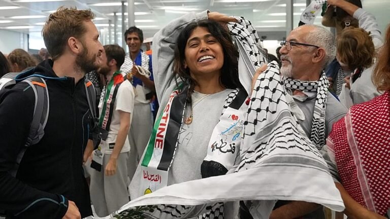 French MEP Rima Hassan in police custody over alleged apology for terrorism, with a focus on the European Parliament and politician's behaviour