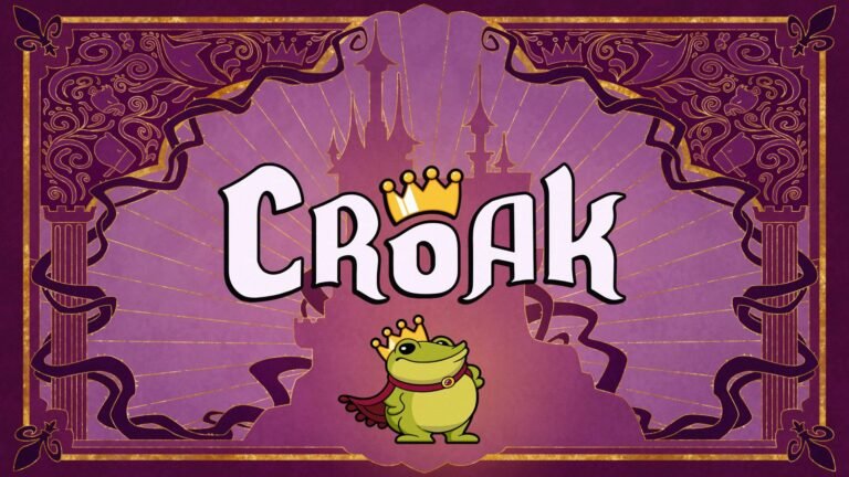 Image of Croak gameplay, showcasing the game's colourful and vibrant graphics, with the main character, a frog, navigating through a challenging level, highlighting the game's precision platforming and addictive nature, set to delight UK gamers
