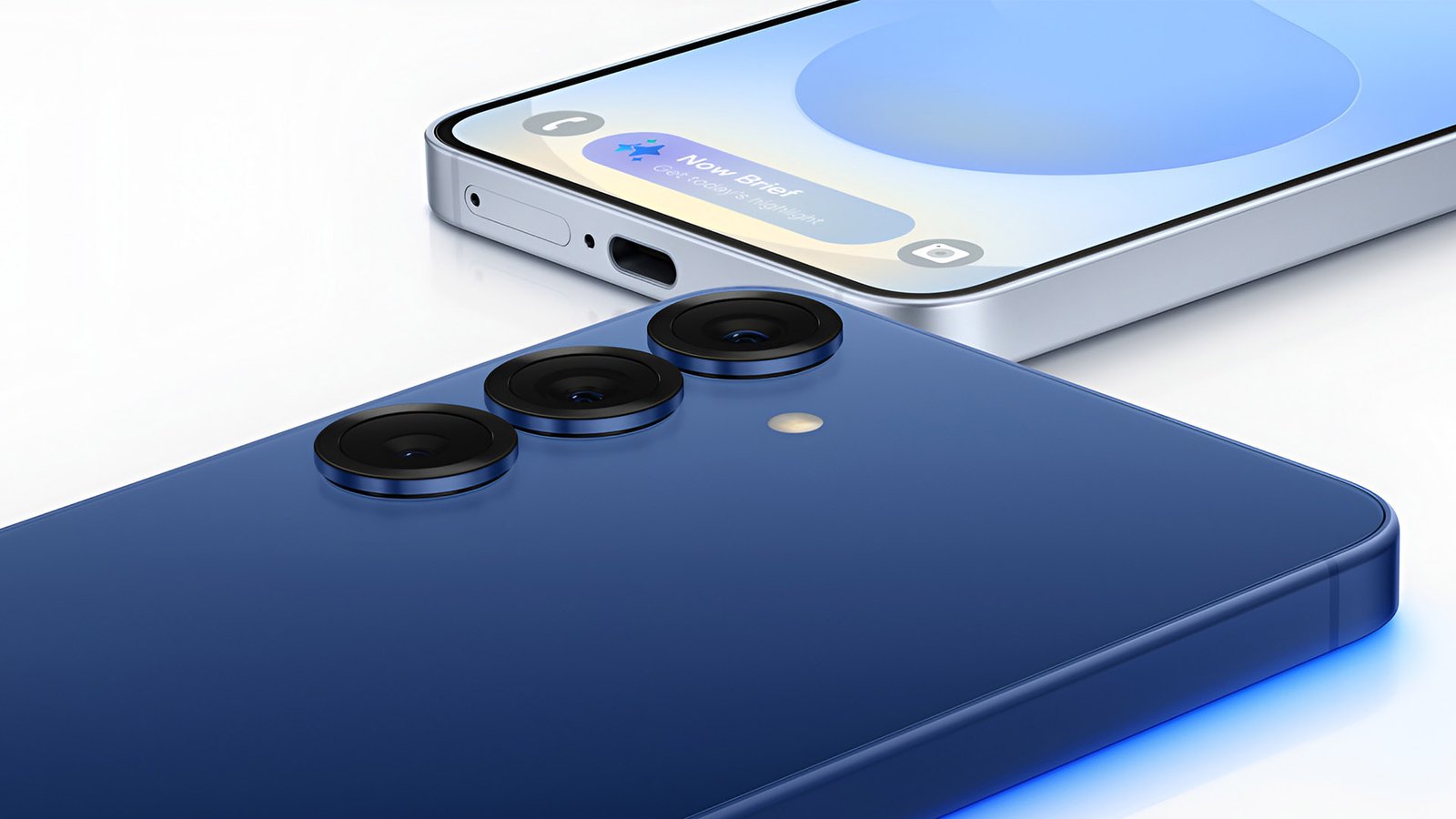 Galaxy S26 FE smartphone with a close-up of its processor, highlighting the primary keyword of smartphone performance in the UK, with a colour scheme that showcases the device's design and behaviour