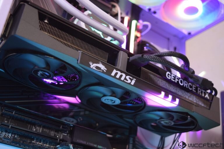 A close-up of a high-performance gaming PC, with premium hardware components and advanced features, highlighting the UK PC industry's shift towards premium gaming hardware