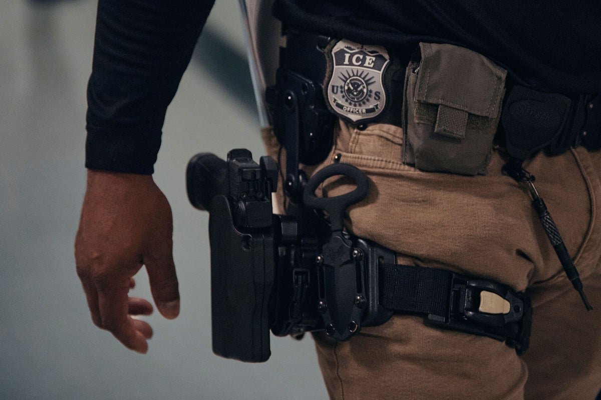 A newlywed Army sergeant's wife is arrested by ICE agents at a military base, sparking outrage and debate about immigration policy and its impact on military families, with the primary keyword being ICE arrests