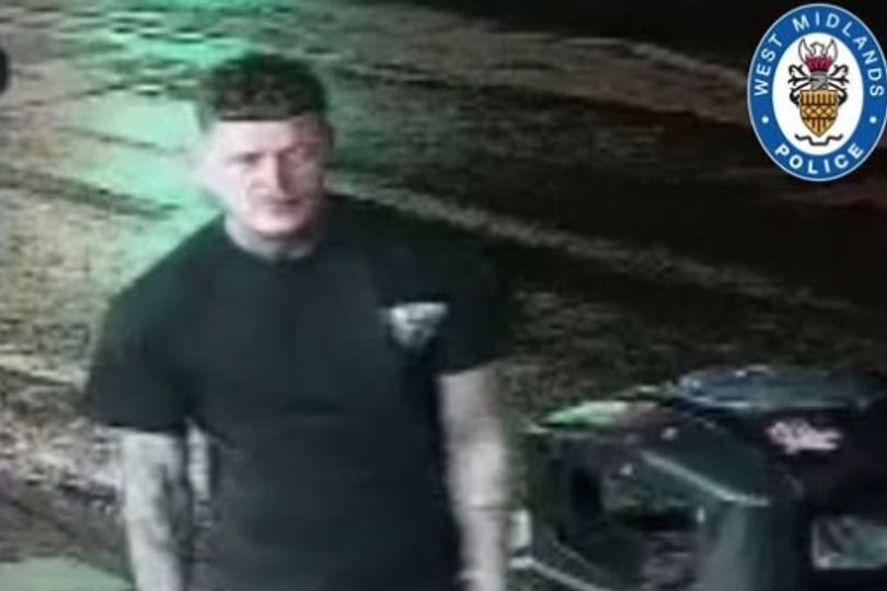 A man being punched in the head in Birmingham, with a CCTV camera in the background, as the police launch an appeal for witnesses to come forward and assist in their investigation into the Birmingham assault
