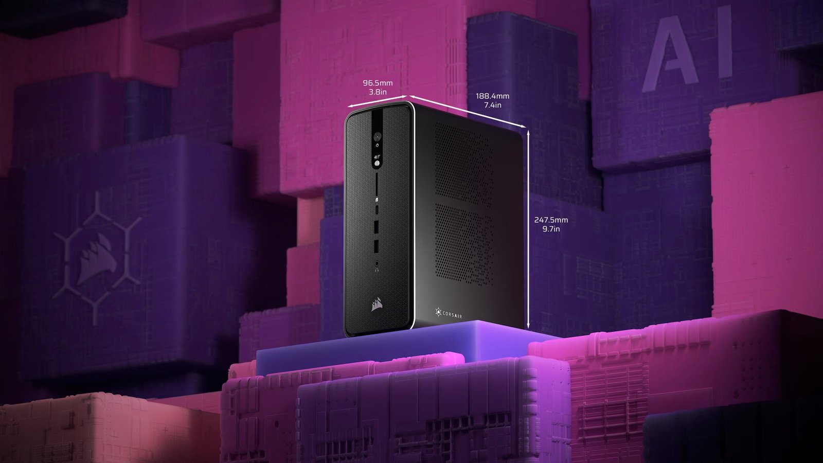 The Corsair AI Workstation 300, a high-performance workstation PC with a significant price increase due to DRAM and SSD shortages, featuring Ryzen AI Max processors and advanced features, now costing £3399 in the UK.