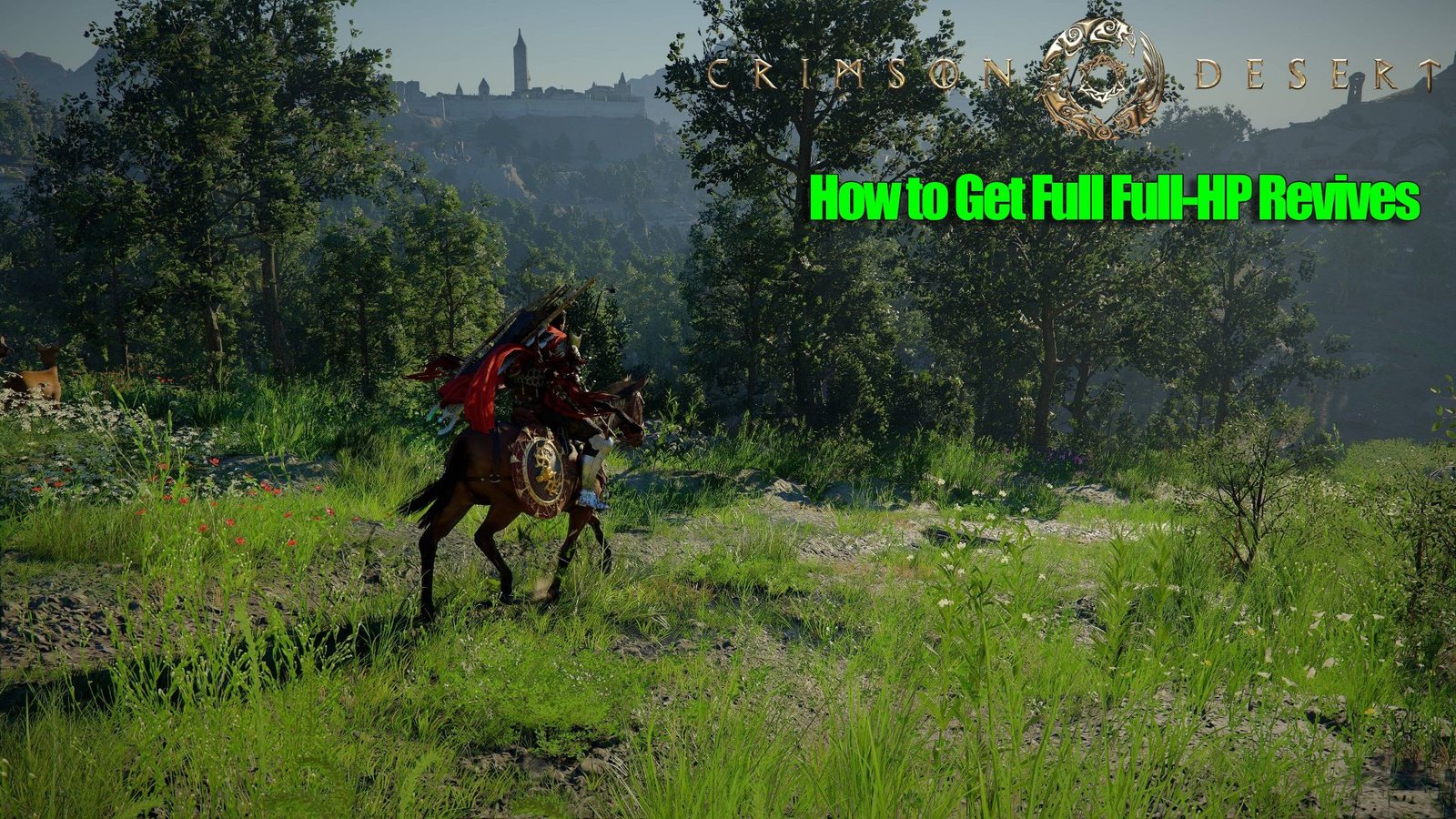 Tarivian Necklace featured image, a valuable accessory in Crimson Desert that provides a full-HP revive without consuming a single Palmar Pill, helping gamers in the UK to improve their gaming behaviour and analyse their gameplay