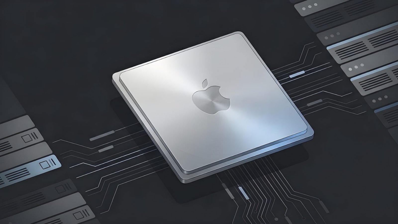 Apple's new Baltra ASIC production facility in the UK, showcasing the company's commitment to innovation and quality, with a focus on AI-powered devices and supply chain management