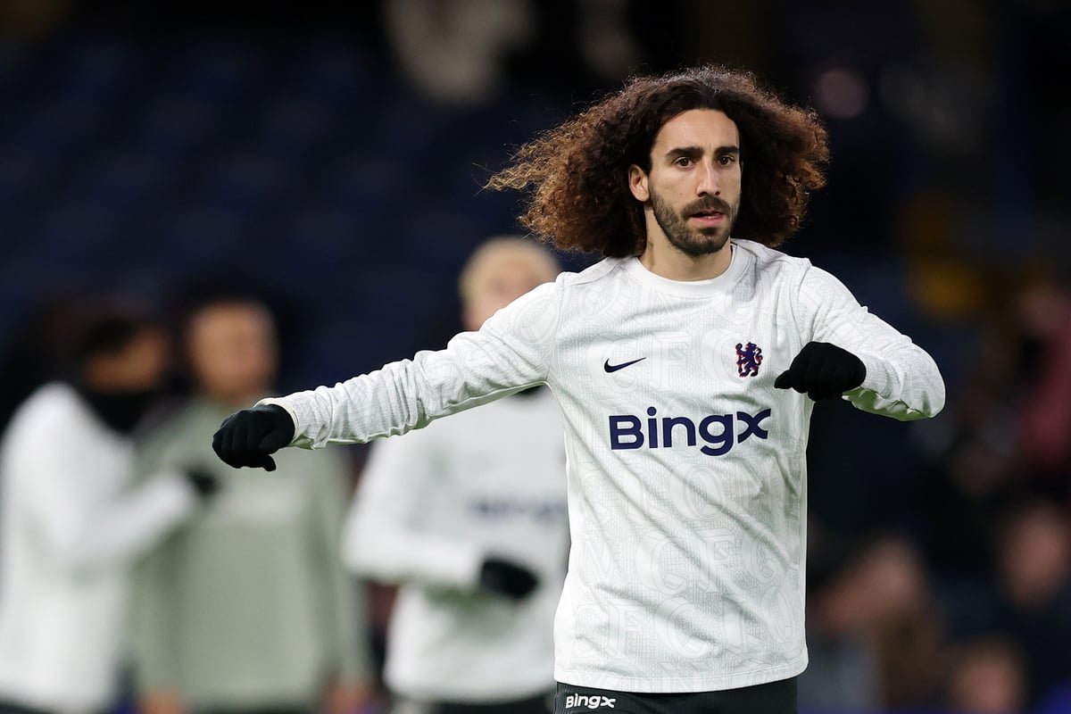 Marc Cucurella in action for Chelsea