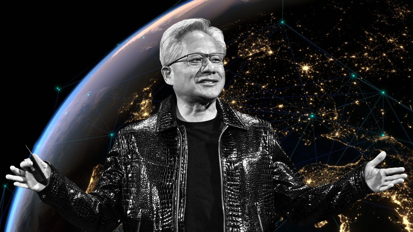 NVIDIA's CEO speaking at Cadence Live 2026, highlighting the company's ability to produce the lowest cost tokens in the world, thanks to their full-stack approach to AI, which is revolutionising the field of artificial intelligence in the UK
