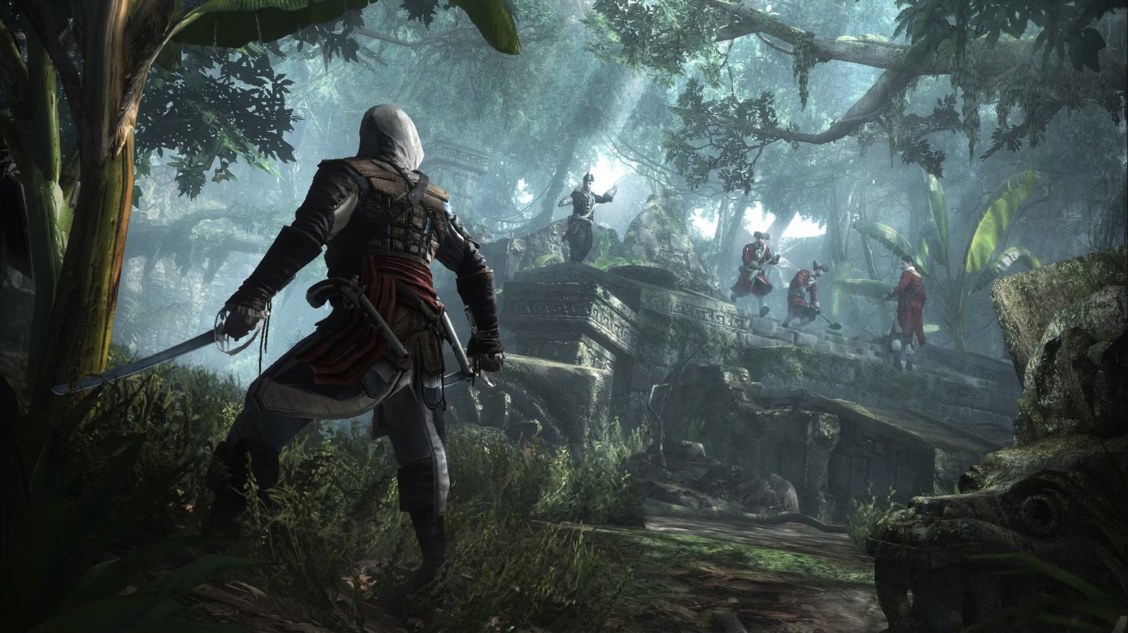 Assassin's Creed Black Flag Resynced featured image, showcasing the game's protagonist and UK setting, with a focus on the primary keyword phrase Assassin's Creed