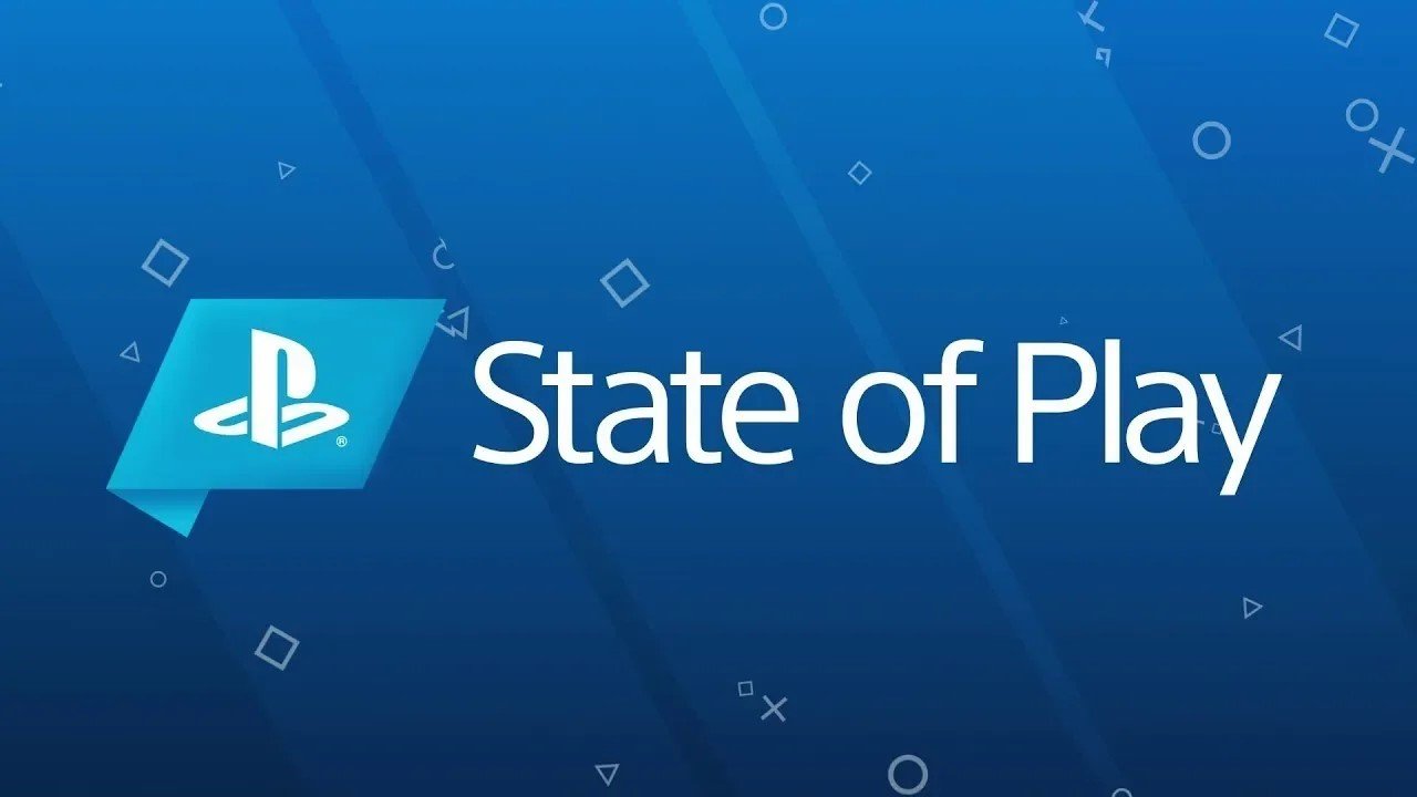 PlayStation State of Play event logo with a UK gaming theme, featuring a controller and a screen with a gaming landscape