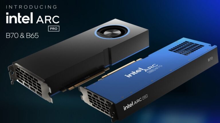 The Intel Arc Pro B70 GPU, with its quad-GPU setup, is a powerhouse of performance, offering unparalleled power efficiency and colour accuracy, making it an ideal choice for professionals in the UK, with a primary keyword of Intel Arc Pro B70