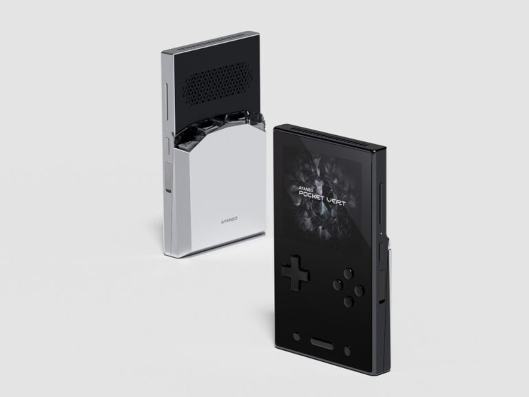 Ayaneo handheld devices and mini PCs with a UK flag in the background, representing the price increase in the UK market