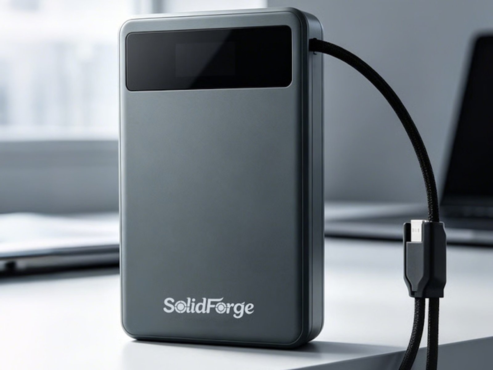 The SolidForge power bank, featuring a rugged design and MagSafe support, is the perfect accessory for UK residents looking for a safe and reliable portable charger, with a solid-state design that prioritises safety and durability