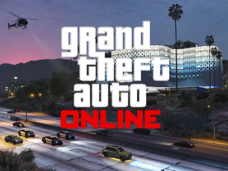 GTA 6 gameplay screenshot, featuring a car chase in the UK city, with the primary keyword GTA 6 naturally included, showcasing the game's immersive storyline and engaging gameplay