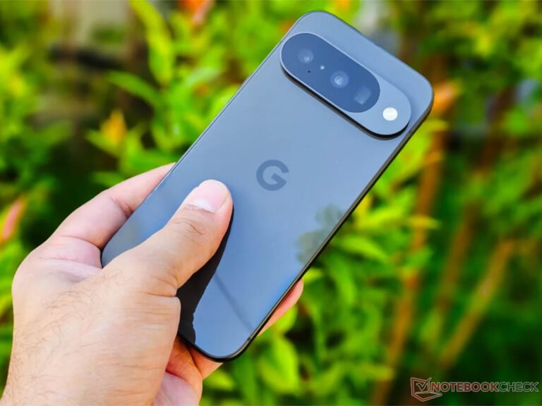 A Google Pixel smartphone with a low battery icon, highlighting the battery life problems affecting UK users, with a colour scheme that reflects the brand's identity
